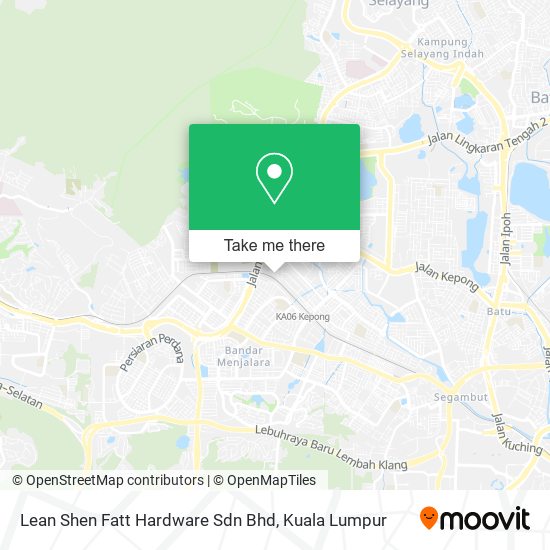 Lean Shen Fatt Hardware Sdn Bhd map