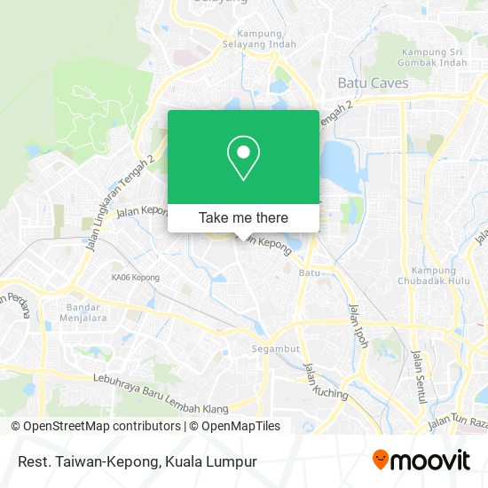 Rest. Taiwan-Kepong map