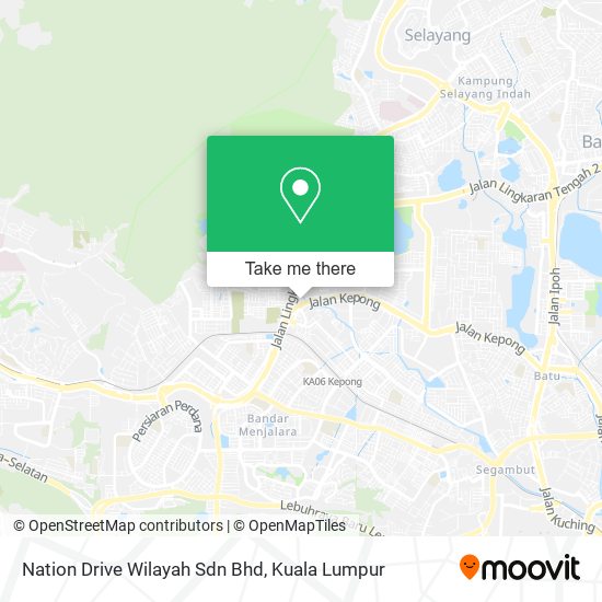 Nation Drive Wilayah Sdn Bhd map