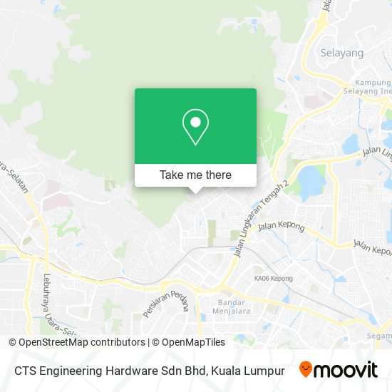 CTS Engineering Hardware Sdn Bhd map