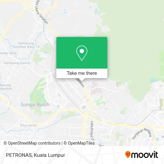 PETRONAS map