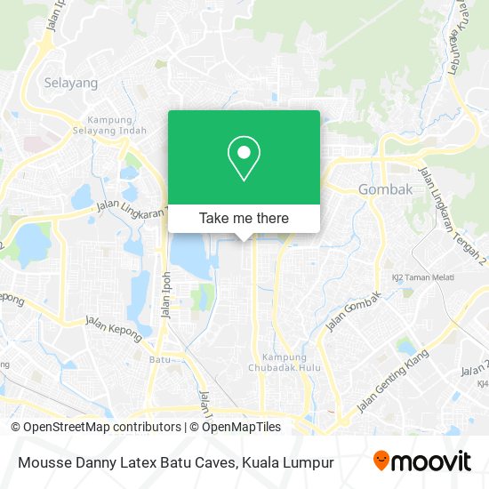 Mousse Danny Latex Batu Caves map