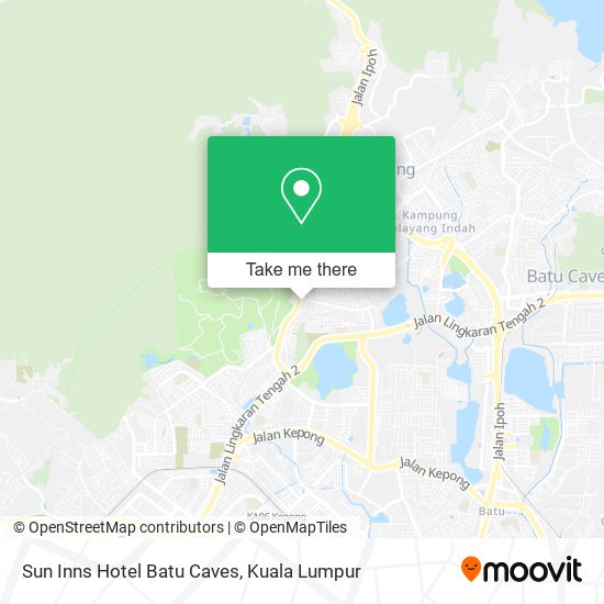 Sun Inns Hotel Batu Caves map