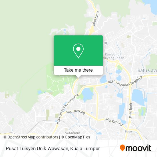 Pusat Tuisyen Unik Wawasan map