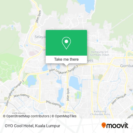 OYO Cool Hotel map