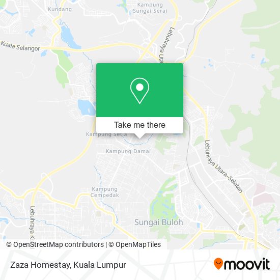 Zaza Homestay map