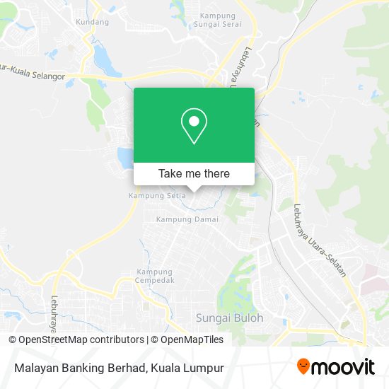Malayan Banking Berhad map