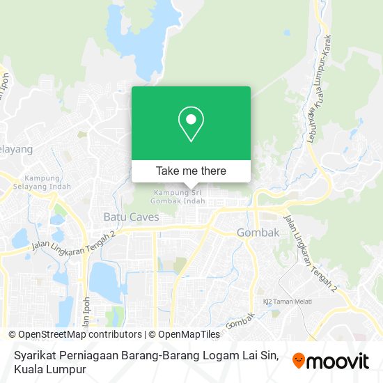 Syarikat Perniagaan Barang-Barang Logam Lai Sin map