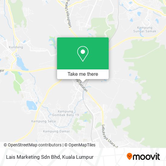 Lais Marketing Sdn Bhd map