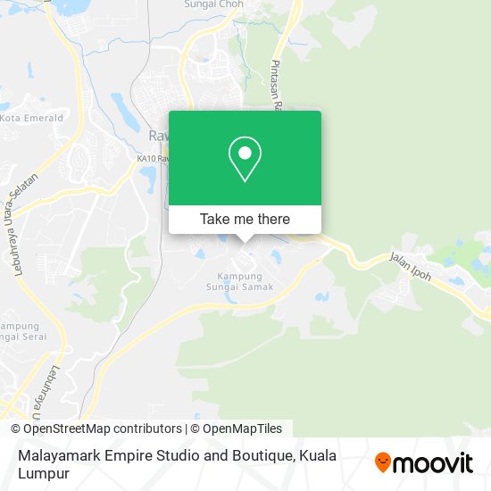 Malayamark Empire Studio and Boutique map