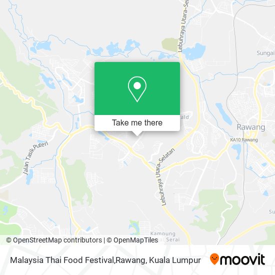 Peta Malaysia Thai Food Festival,Rawang