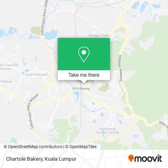 Chartole Bakery map