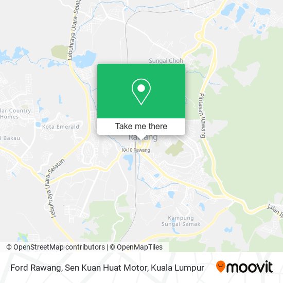 Ford Rawang, Sen Kuan Huat Motor map