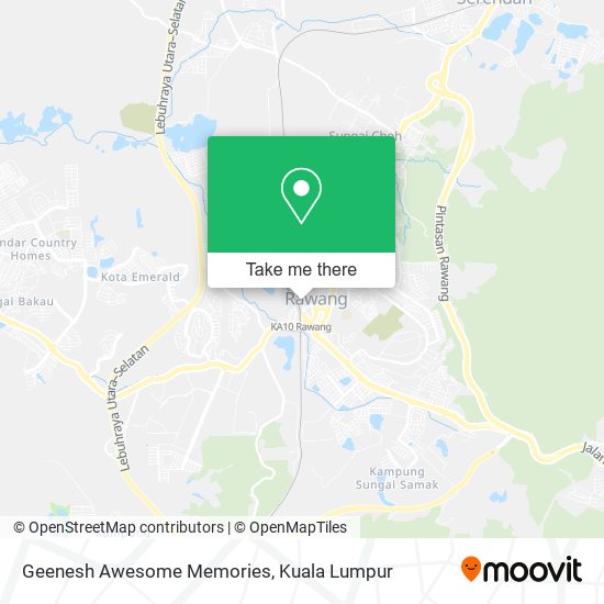 Geenesh Awesome Memories map