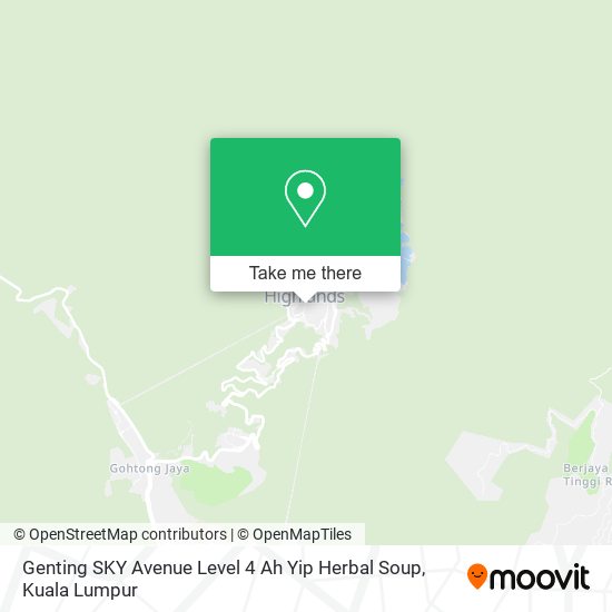 Genting SKY Avenue Level 4 Ah Yip Herbal Soup map