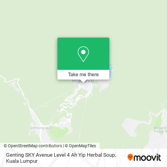 Genting SKY Avenue Level 4 Ah Yip Herbal Soup map