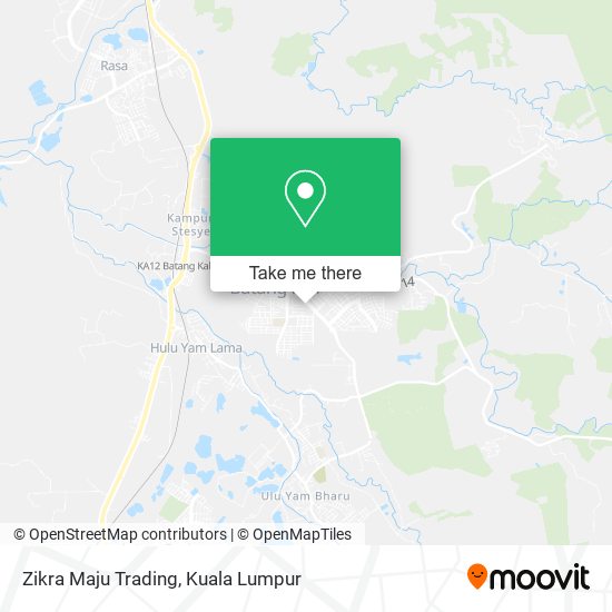 Zikra Maju Trading map