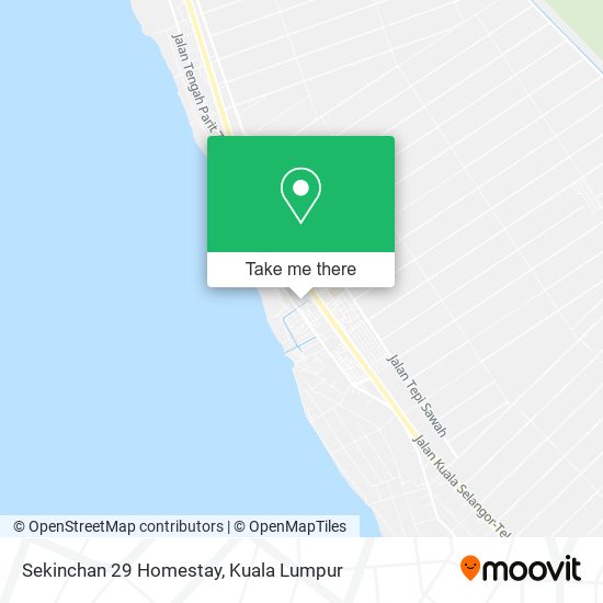 Sekinchan 29 Homestay map