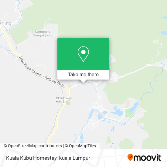 Peta Kuala Kubu Homestay