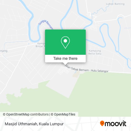 Peta Masjid Uthmaniah