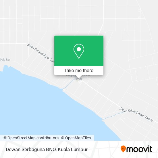 Dewan Serbaguna BNO map