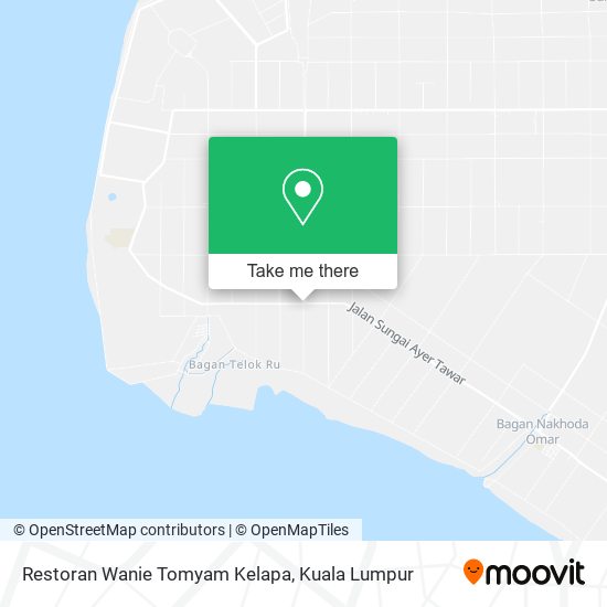 Peta Restoran Wanie Tomyam Kelapa