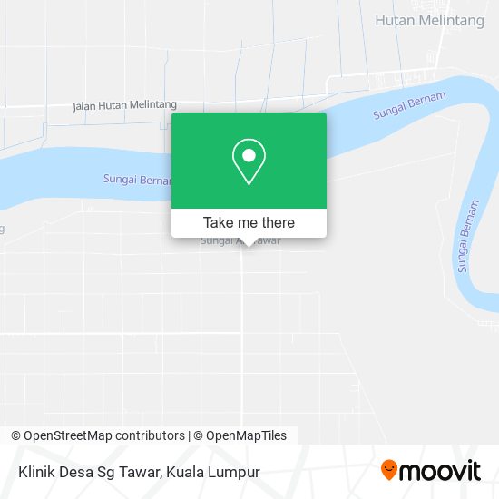 Peta Klinik Desa Sg Tawar