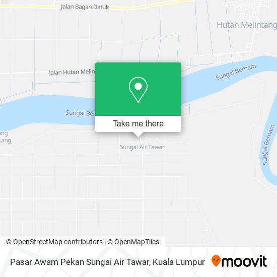 Pasar Awam Pekan Sungai Air Tawar map