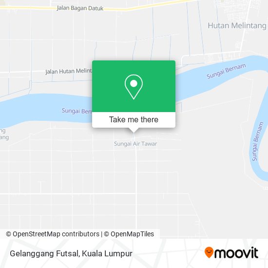 Gelanggang Futsal map