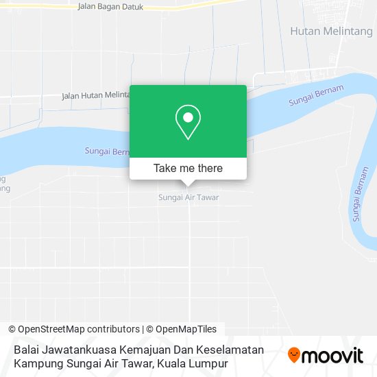 Balai Jawatankuasa Kemajuan Dan Keselamatan Kampung Sungai Air Tawar map