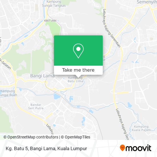 Kg. Batu 5, Bangi Lama map