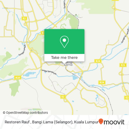 Peta Restoren Rauf , Bangi Lama (Selangor)