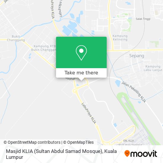 Masjid KLIA (Sultan Abdul Samad Mosque) map