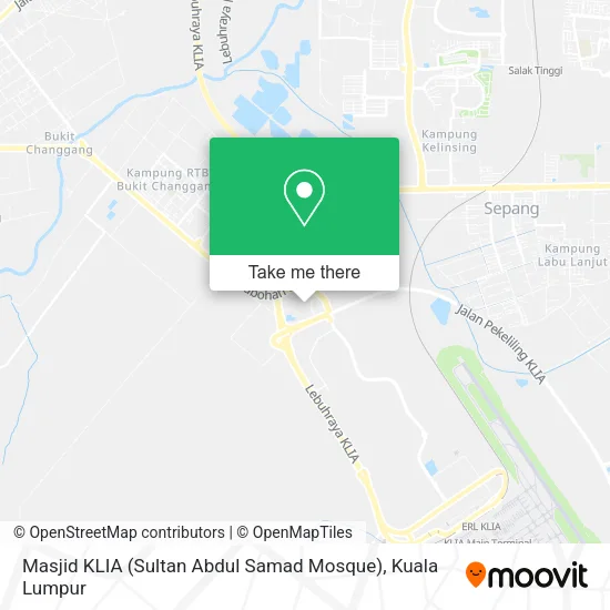 Masjid KLIA (Sultan Abdul Samad Mosque) map