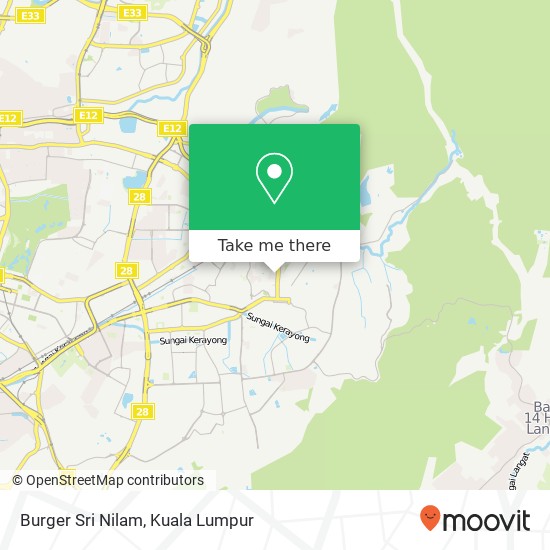 Burger Sri Nilam map
