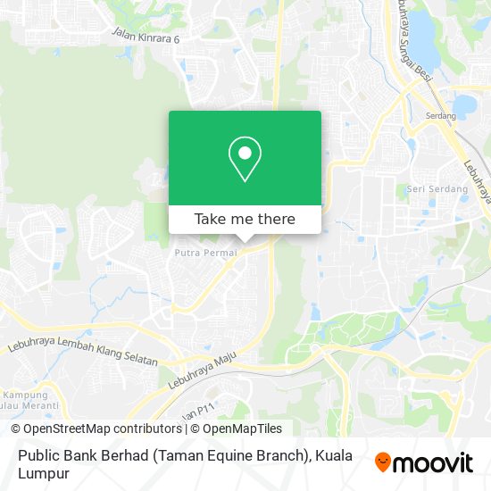 Public Bank Berhad (Taman Equine Branch) map