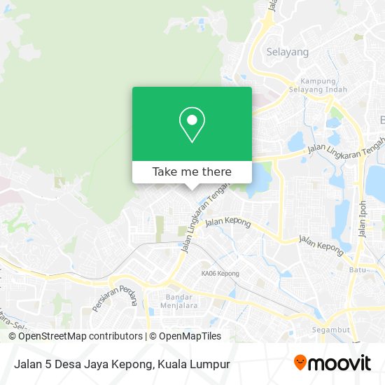 Jalan 5 Desa Jaya Kepong map