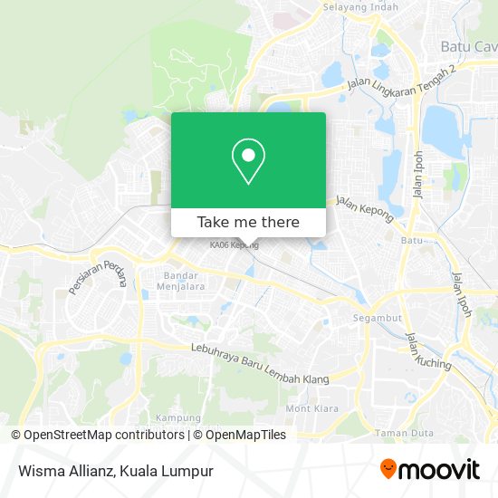 Wisma Allianz map