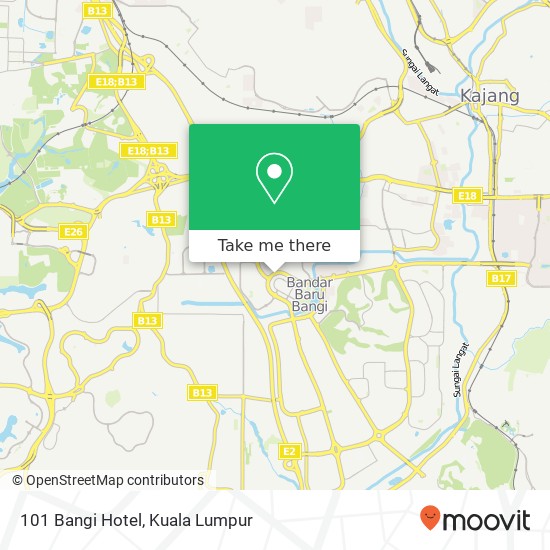 101 Bangi Hotel map