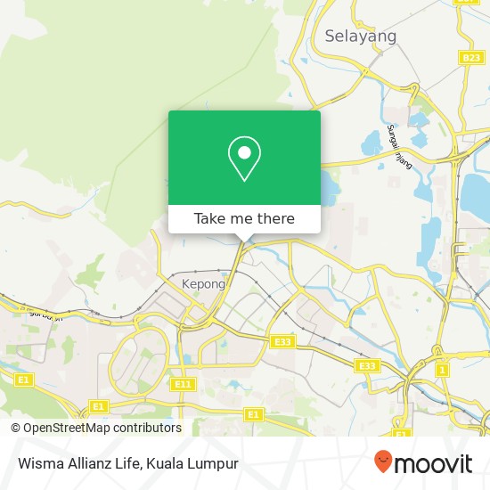 Wisma Allianz Life map