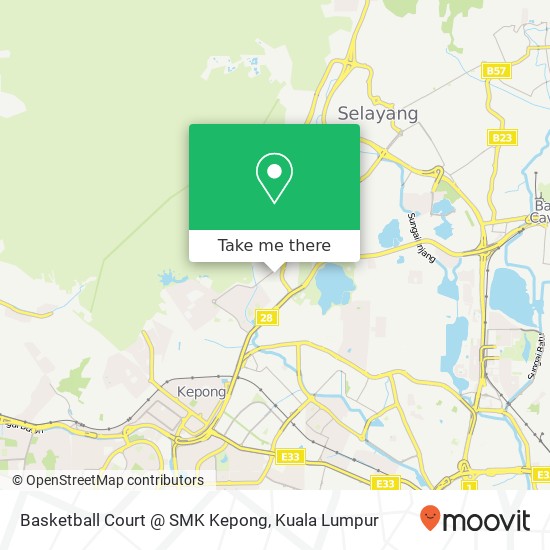 Peta Basketball Court @ SMK Kepong