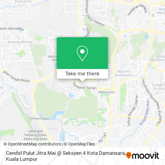 Cendol Pulut Jitra Mai @ Seksyen 4 Kota Damansara map