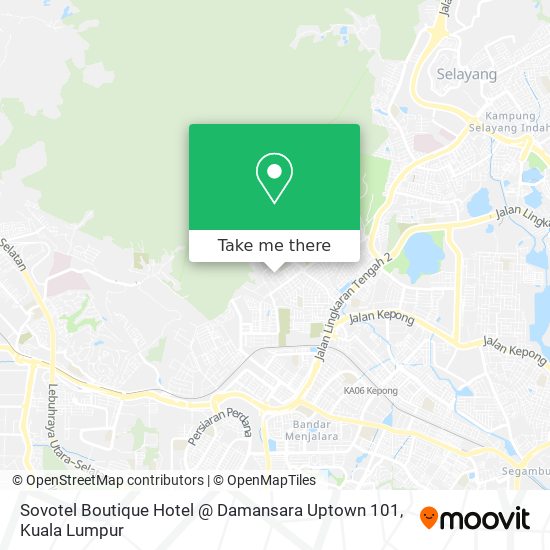 Sovotel Boutique Hotel @ Damansara Uptown 101 map
