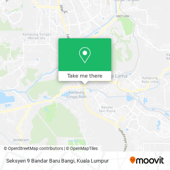 Seksyen 9 Bandar Baru Bangi map