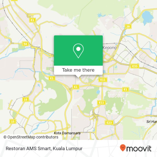 Restoran AMS Smart map