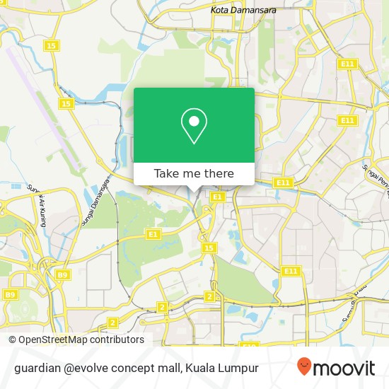 guardian @evolve concept mall map