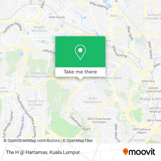 The H @ Hartamas map