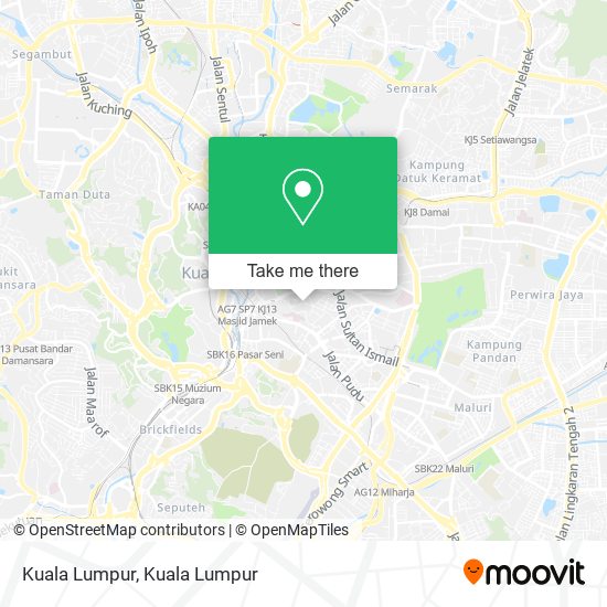 Kuala Lumpur map