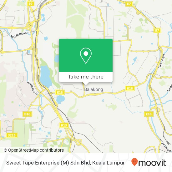 Sweet Tape Enterprise (M) Sdn Bhd map