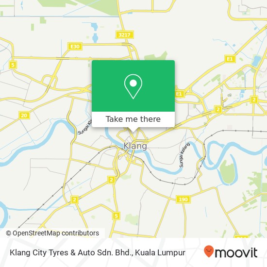 Peta Klang City Tyres & Auto Sdn. Bhd.